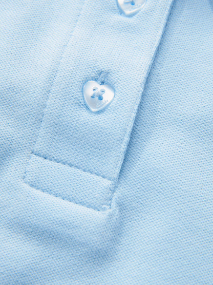 Dsiney Kidz - Clarks Blue Short Sleeve School polo Shirts 2 Pack image 4