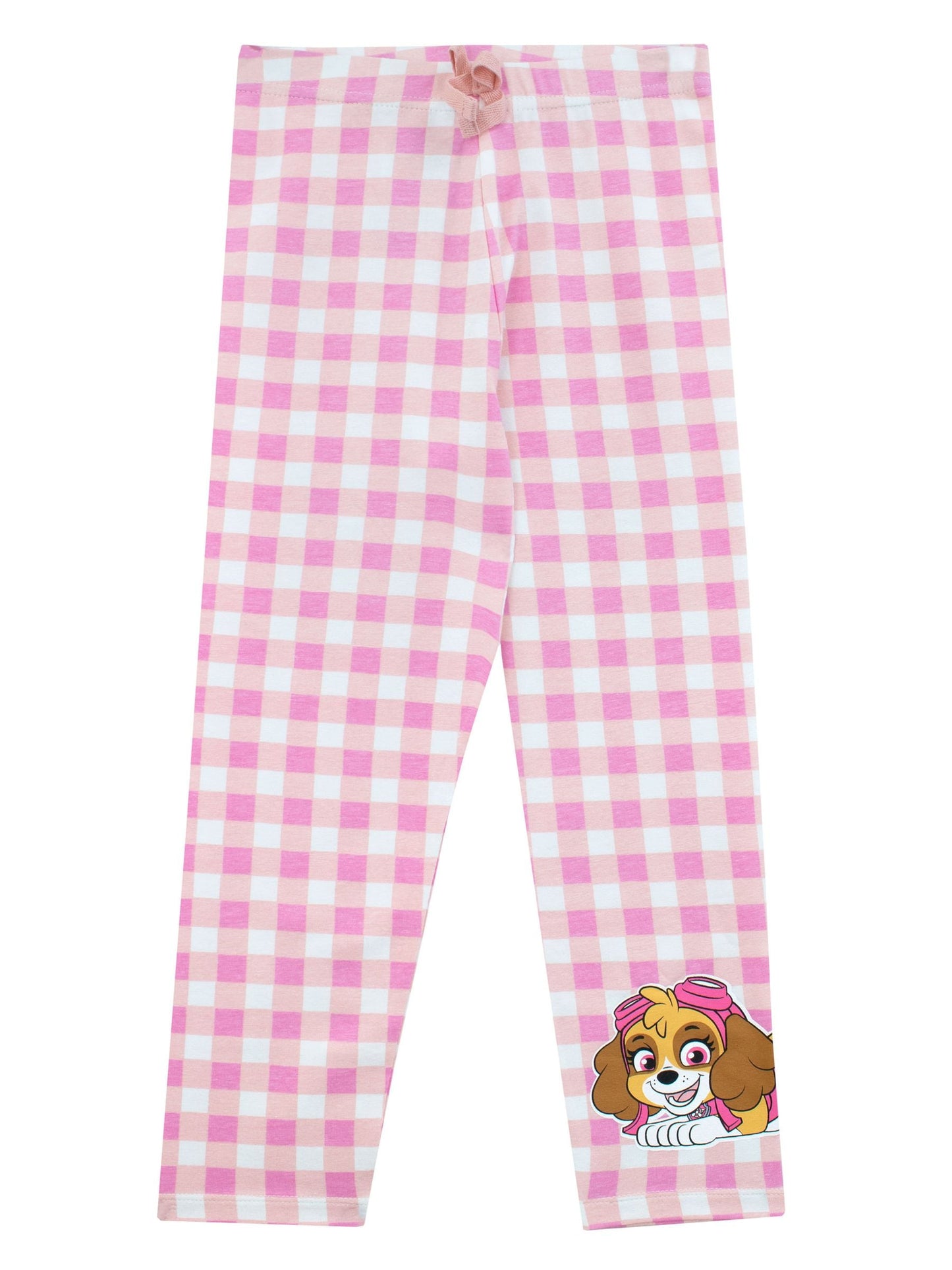 Character Pink Girls Paw Patrol Skye 100% Cotton Hoodie and Leggings Set image 3