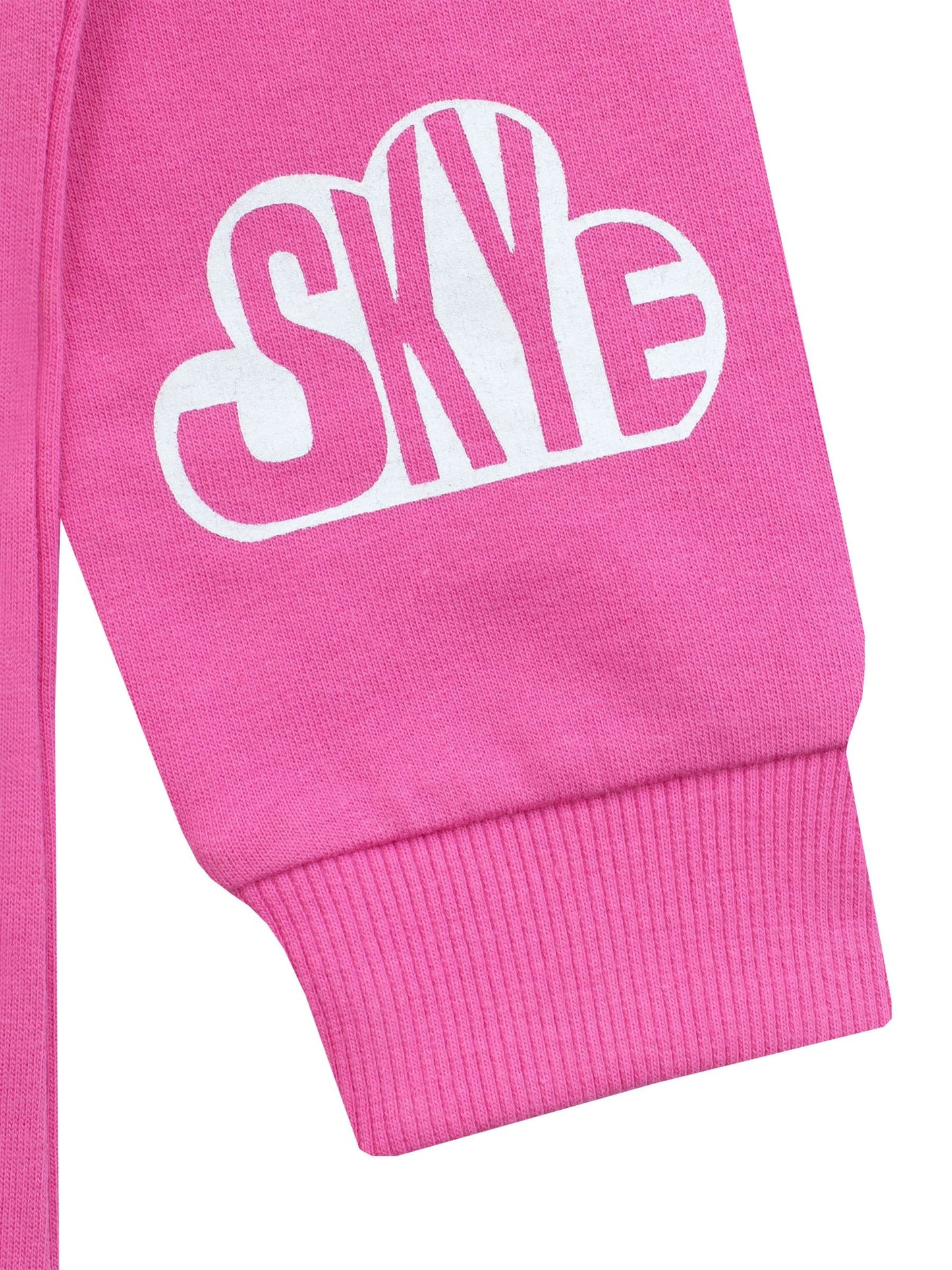 Character Pink Girls Paw Patrol Skye 100% Cotton Hoodie and Leggings Set image 4