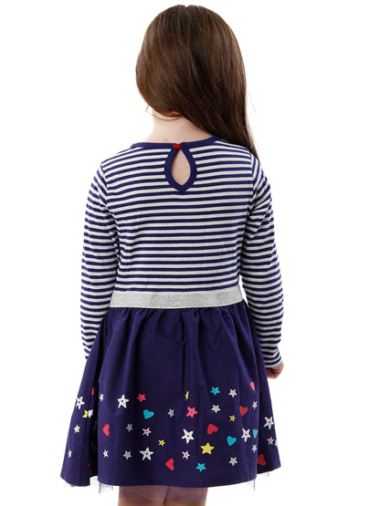 Character Blue 100% Cotton Peppa Pig Party Dress image 5