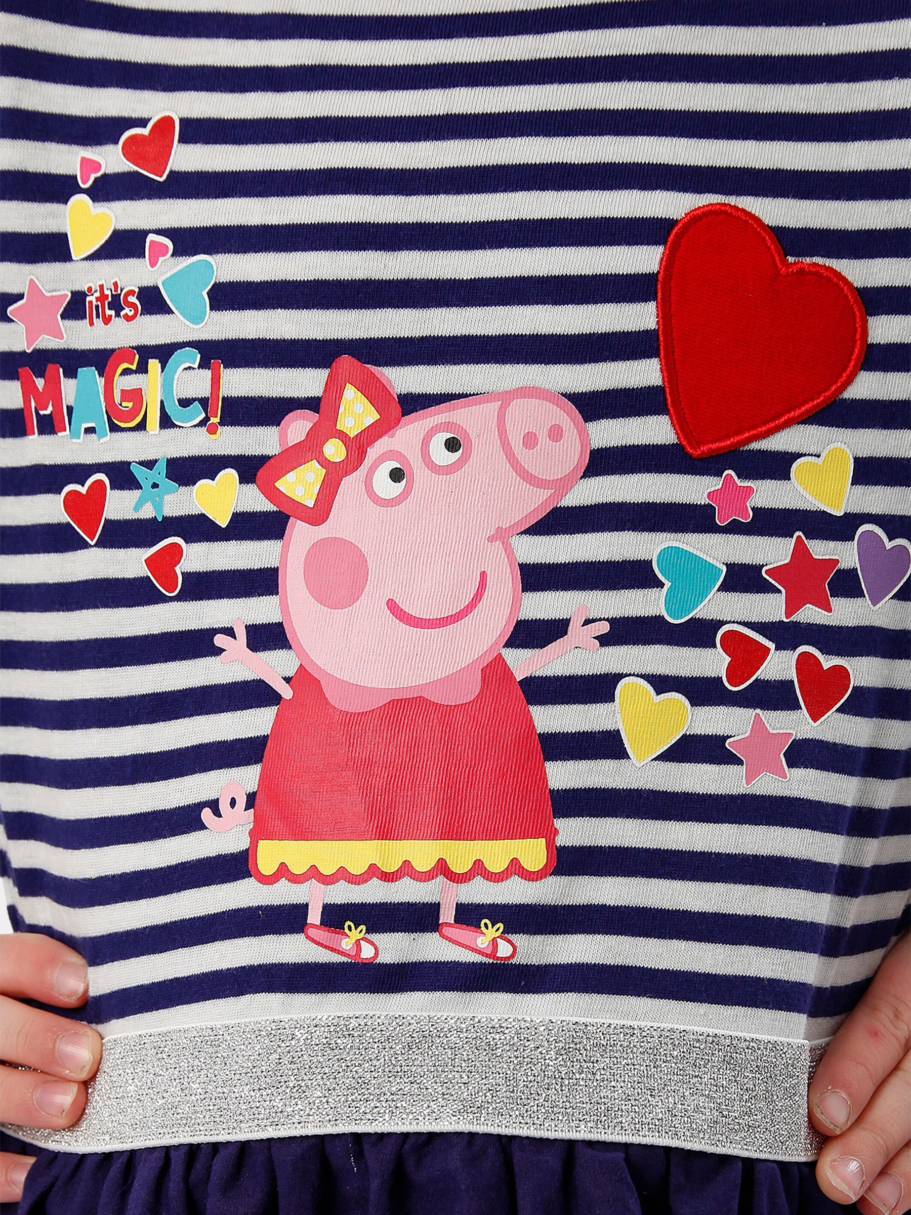 Character Blue 100% Cotton Peppa Pig Party Dress image 7