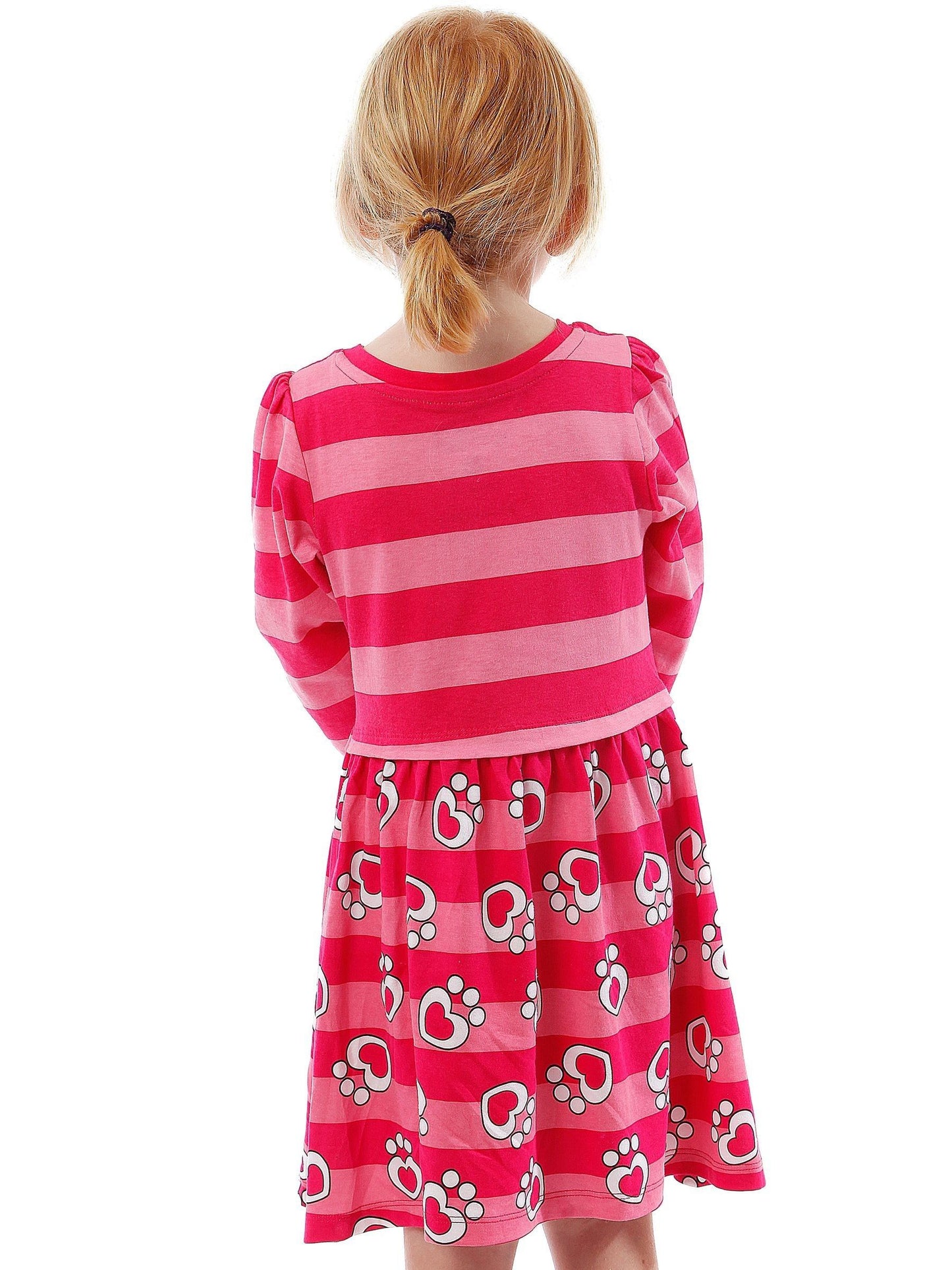 Character Pink Gabbys Dollhouse 100% Cotton Stripe Dress image 6