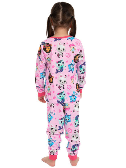 Character Pink Girls Gabby's Doll House Pyjamas 2 Pack - image 2