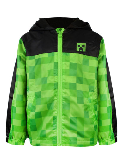 Dsiney Kidz - Vanilla Underground Green Minecraft Windbreaker image 1