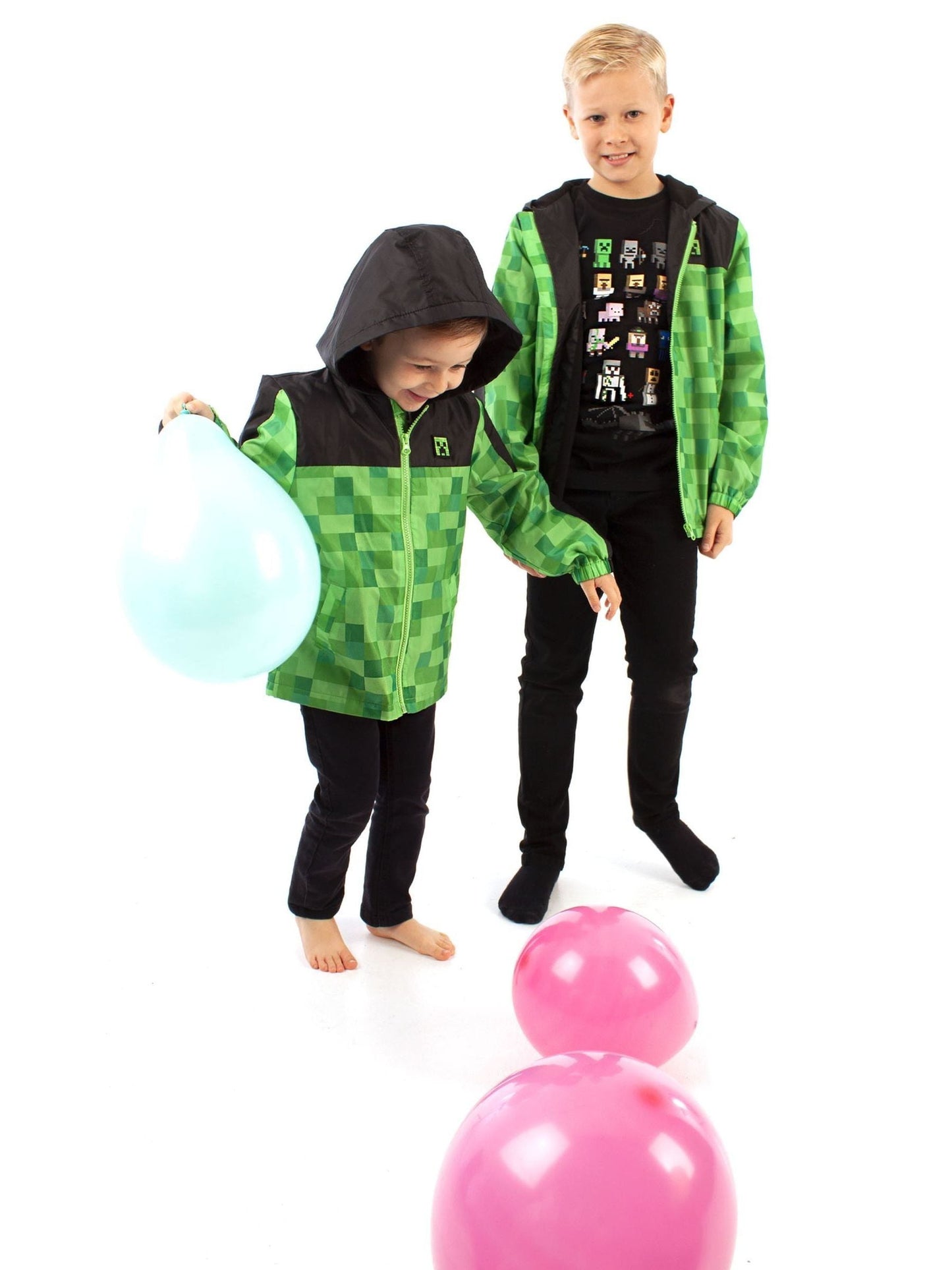 Dsiney Kidz - Vanilla Underground Green Minecraft Windbreaker image 2