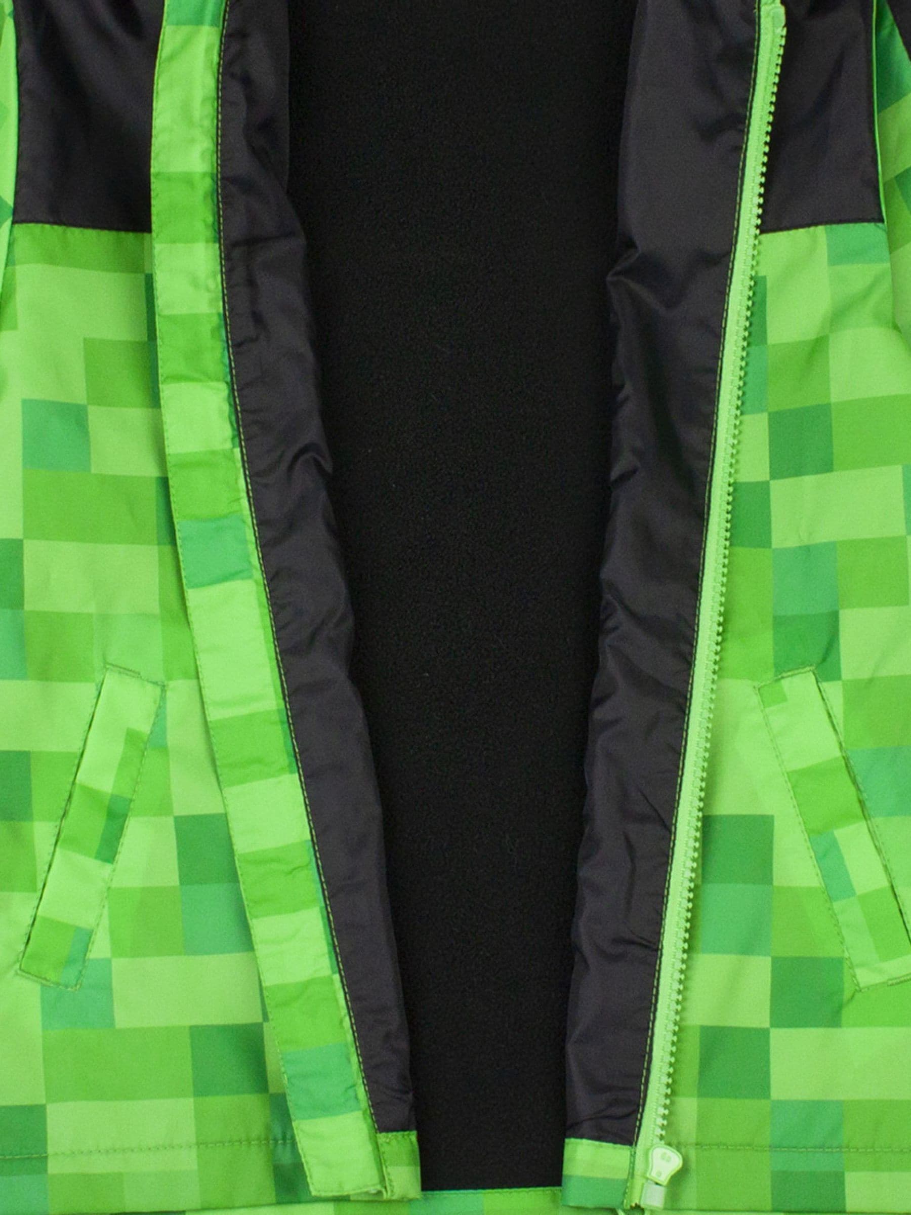 Dsiney Kidz - Vanilla Underground Green Minecraft Windbreaker image 4