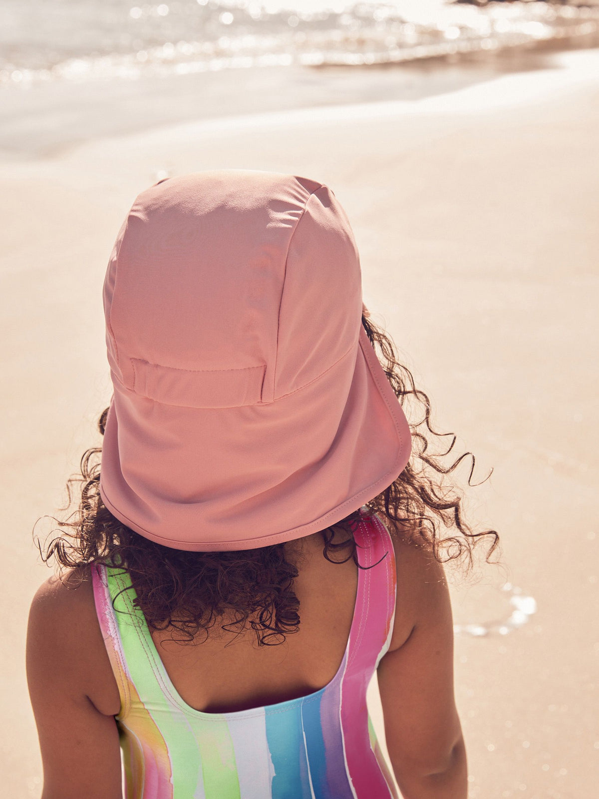 Pink Swim Legionnaire Hat (3mths-10yrs) image 2