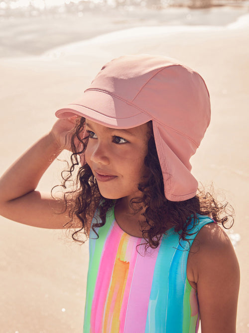 Pink Swim Legionnaire Hat (3mths-10yrs) image 1