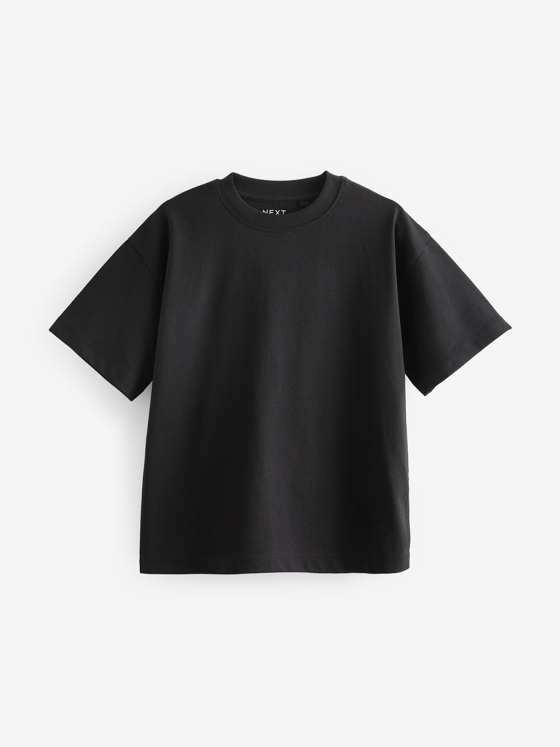 Dsiney Kidz - Black Oversized Fit Short Sleeve T-Shirt (3-16yrs) image 3
