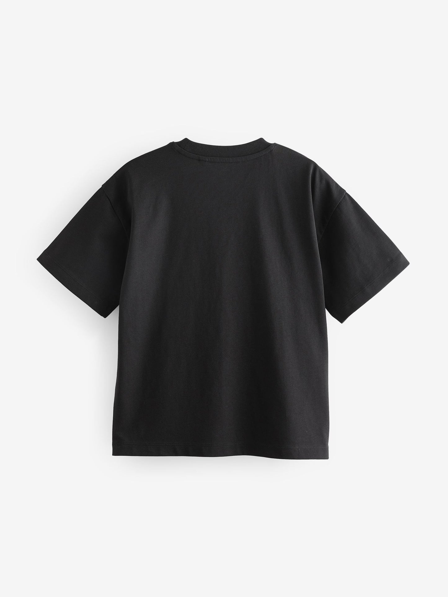 Dsiney Kidz - Black Oversized Fit Short Sleeve T-Shirt (3-16yrs) image 4