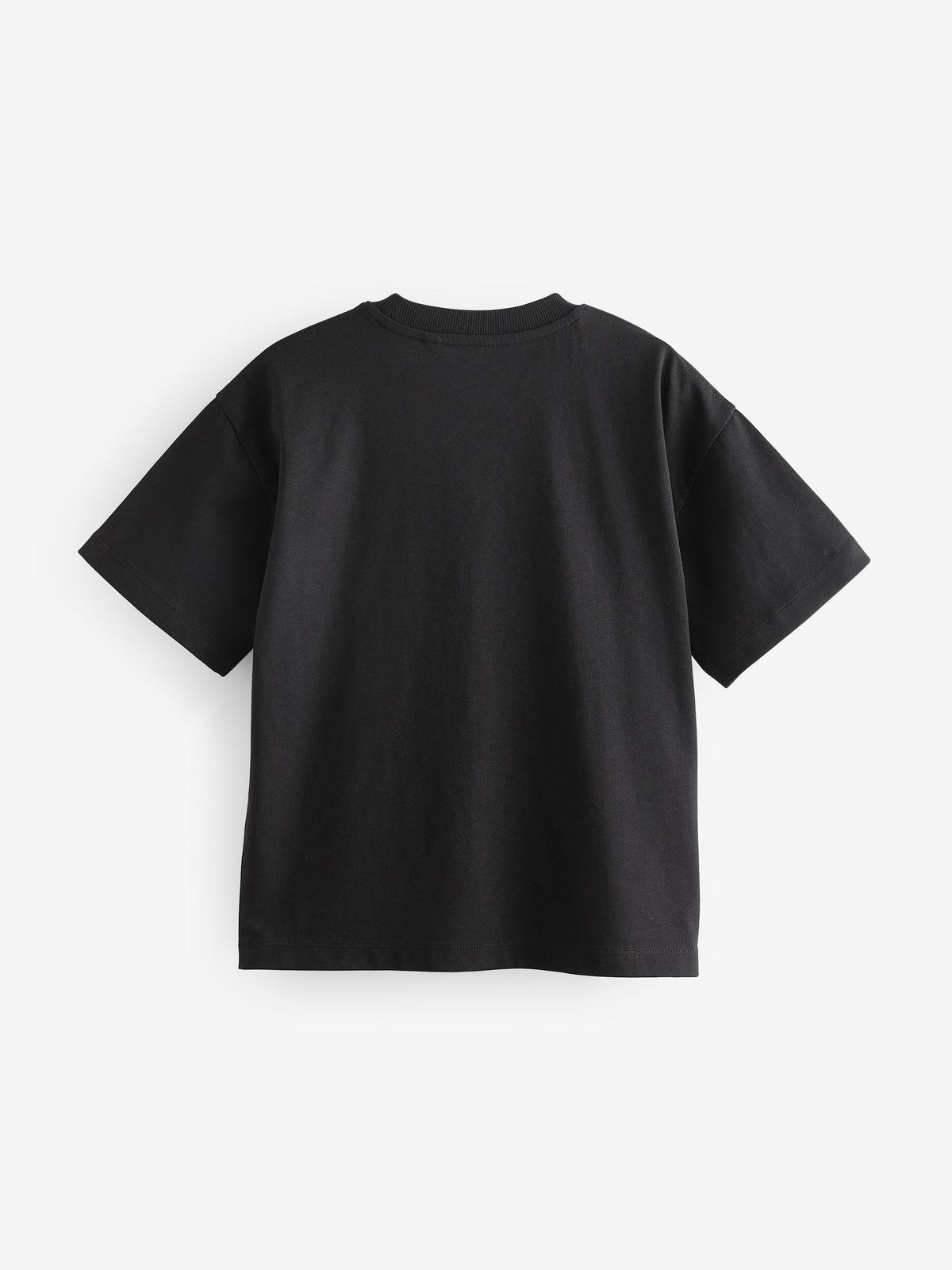 Dsiney Kidz - Black Oversized Fit Short Sleeve T-Shirt (3-16yrs) image 4