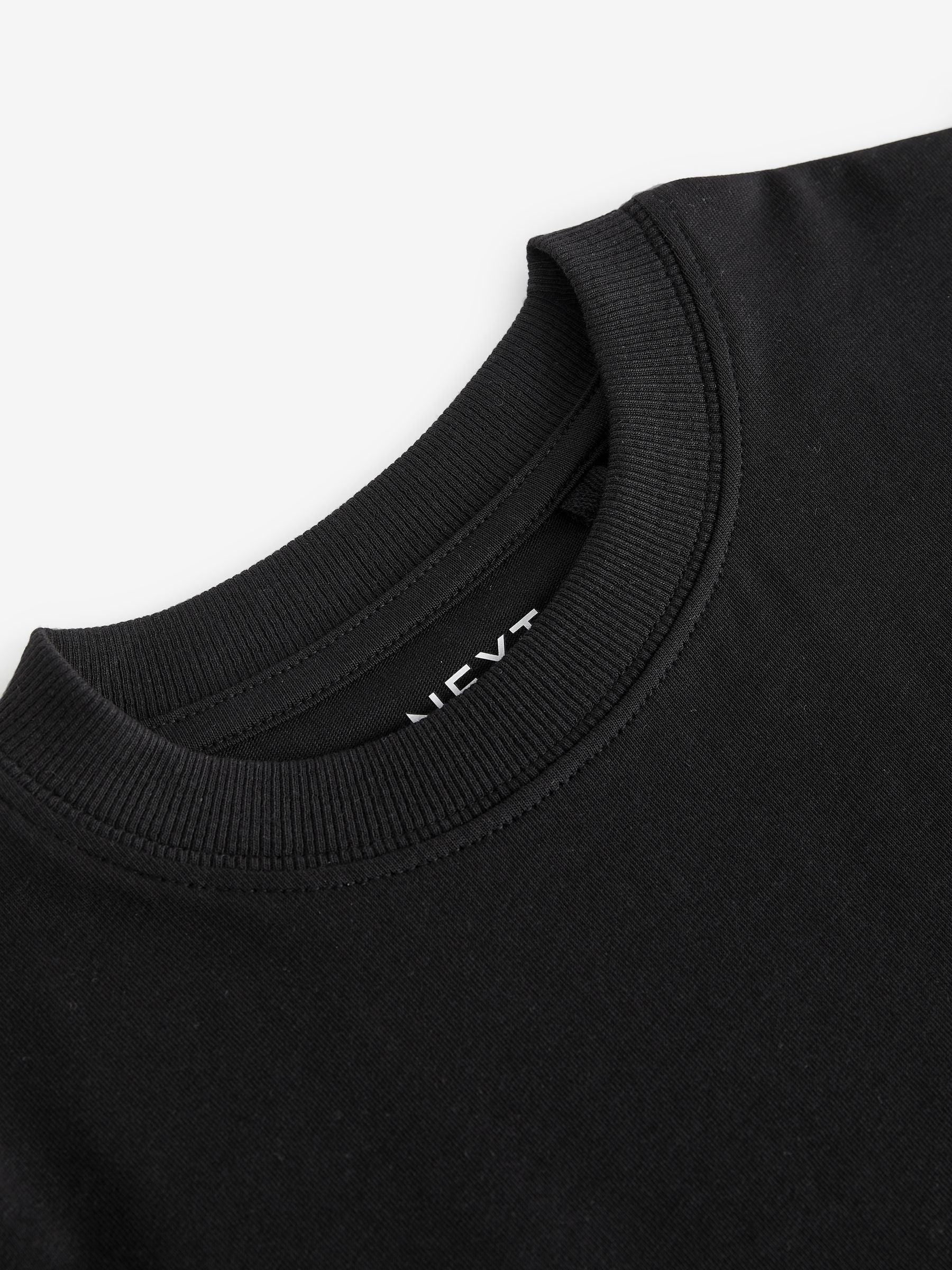 Dsiney Kidz - Black Oversized Fit Short Sleeve T-Shirt (3-16yrs) image 5