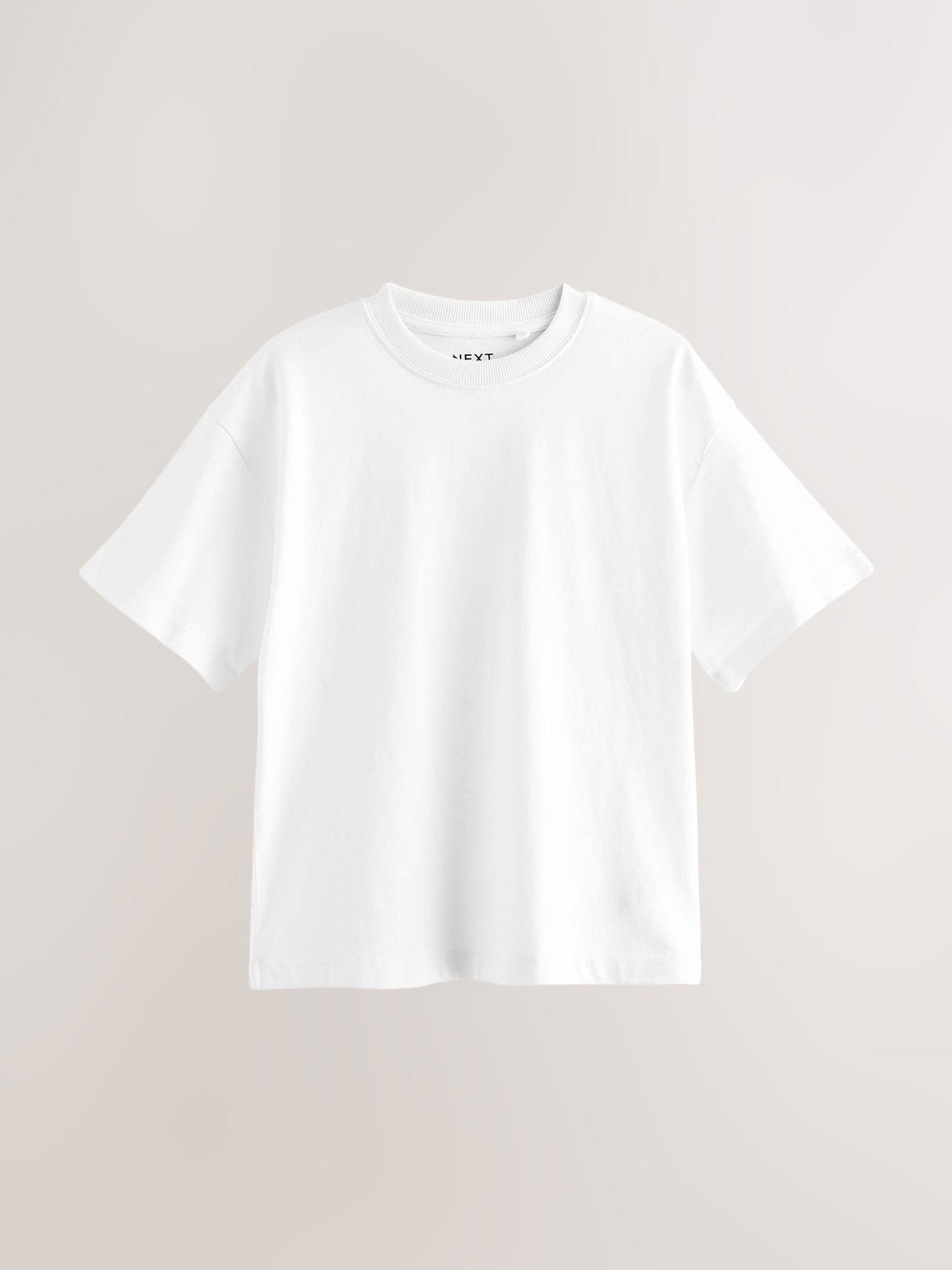 Dsiney Kidz - White Oversized Fit Short Sleeve T-Shirt (3-16yrs) image 5