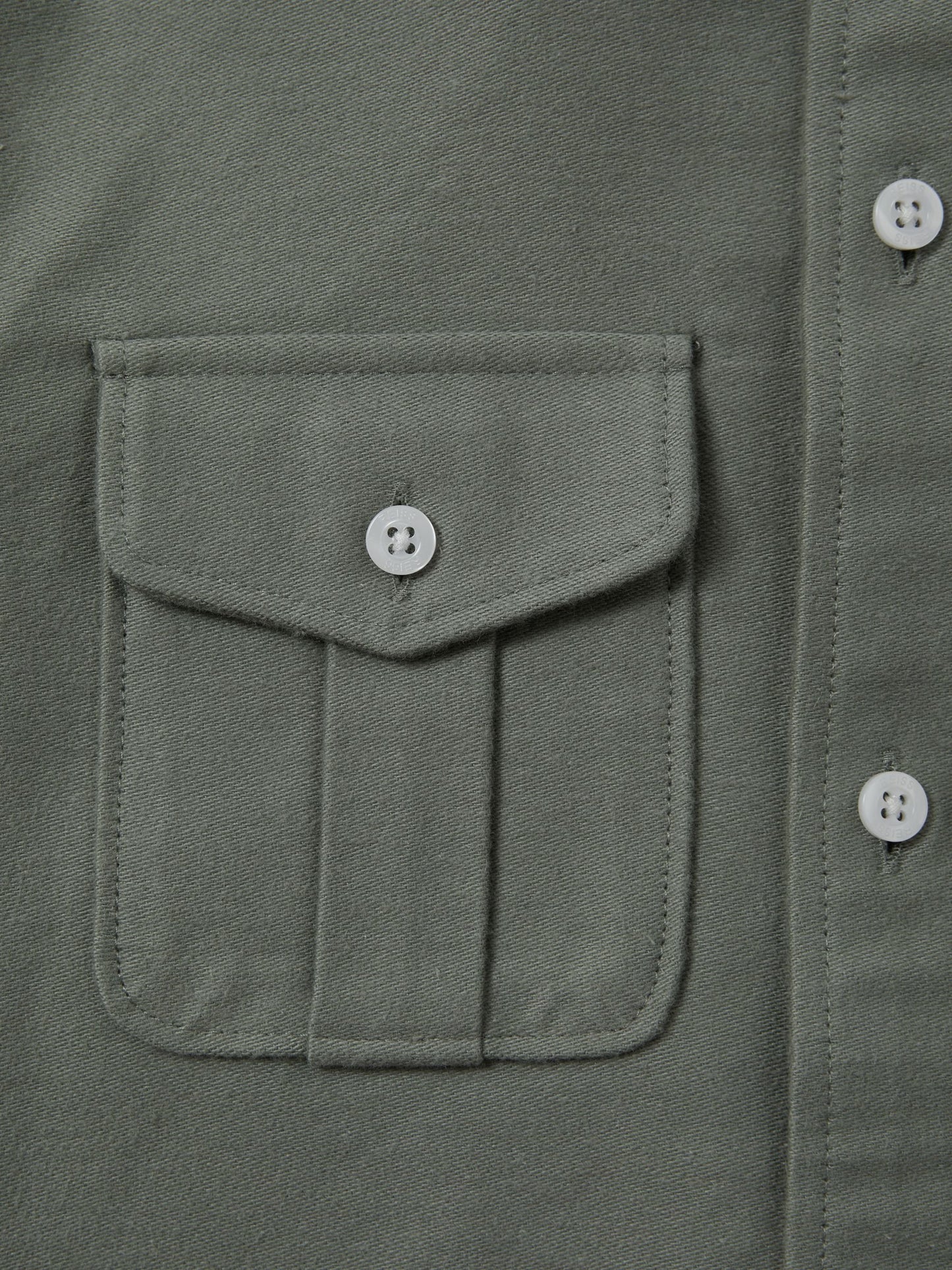 Dsiney Kidz - Reiss Pistachio Thomas 3-9 yrs Brushed Cotton Patch Pocket Overshirt image 4