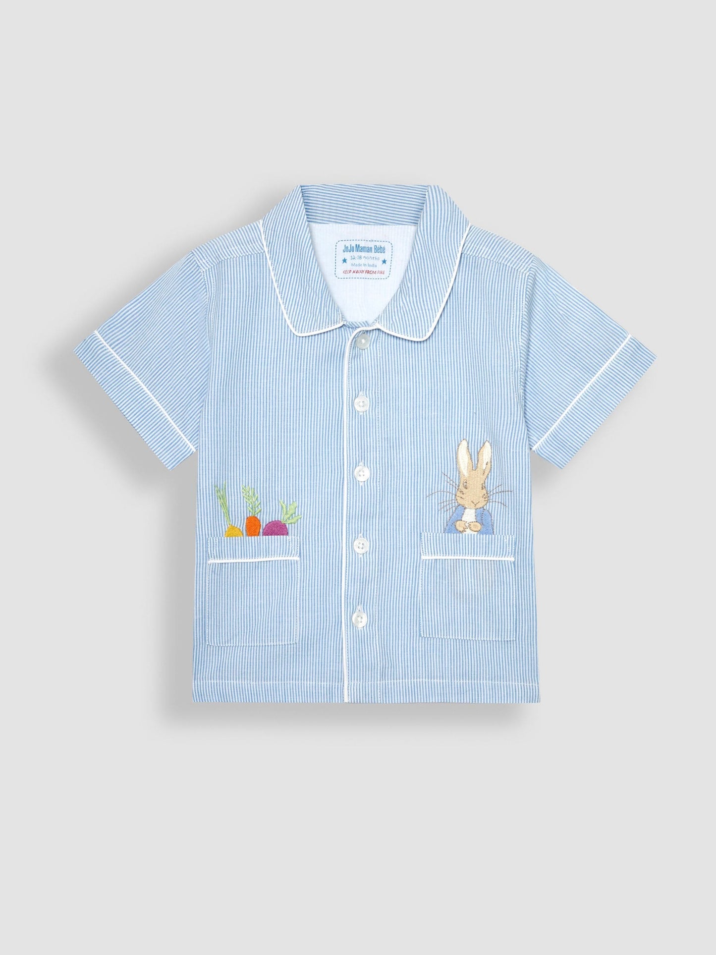 Dsiney Kidz - JoJo Maman Bébé White Peter Rabbit Classic Pyjamas image 2