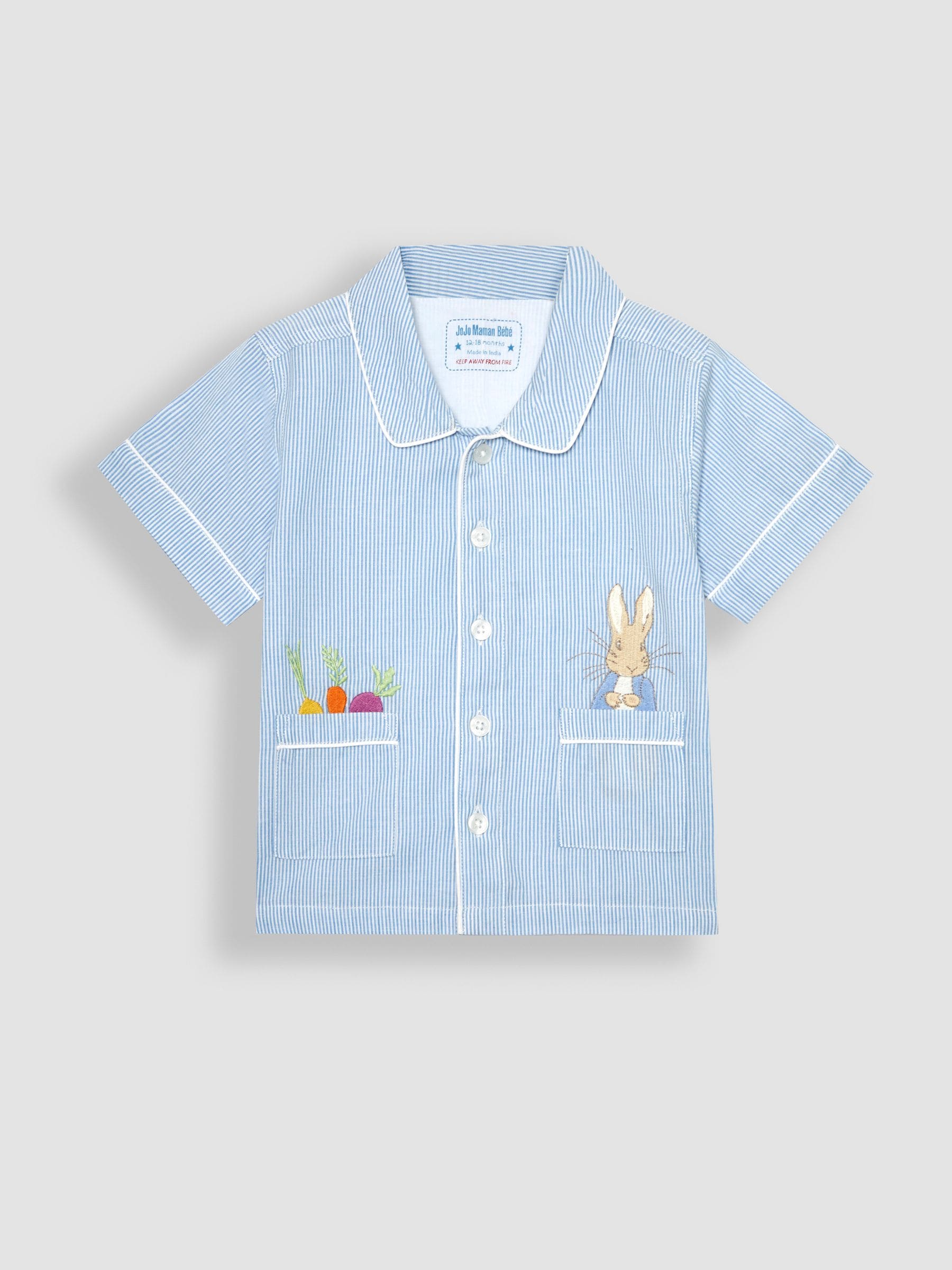Dsiney Kidz - JoJo Maman Bébé White Peter Rabbit Classic Pyjamas image 2