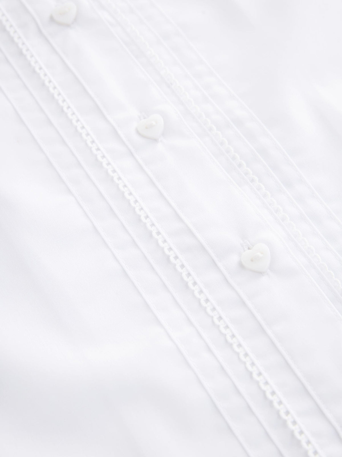 Dsiney Kidz - White Girls Cotton Rich Scalloped Collar School Shirt (3-14yrs) image 10