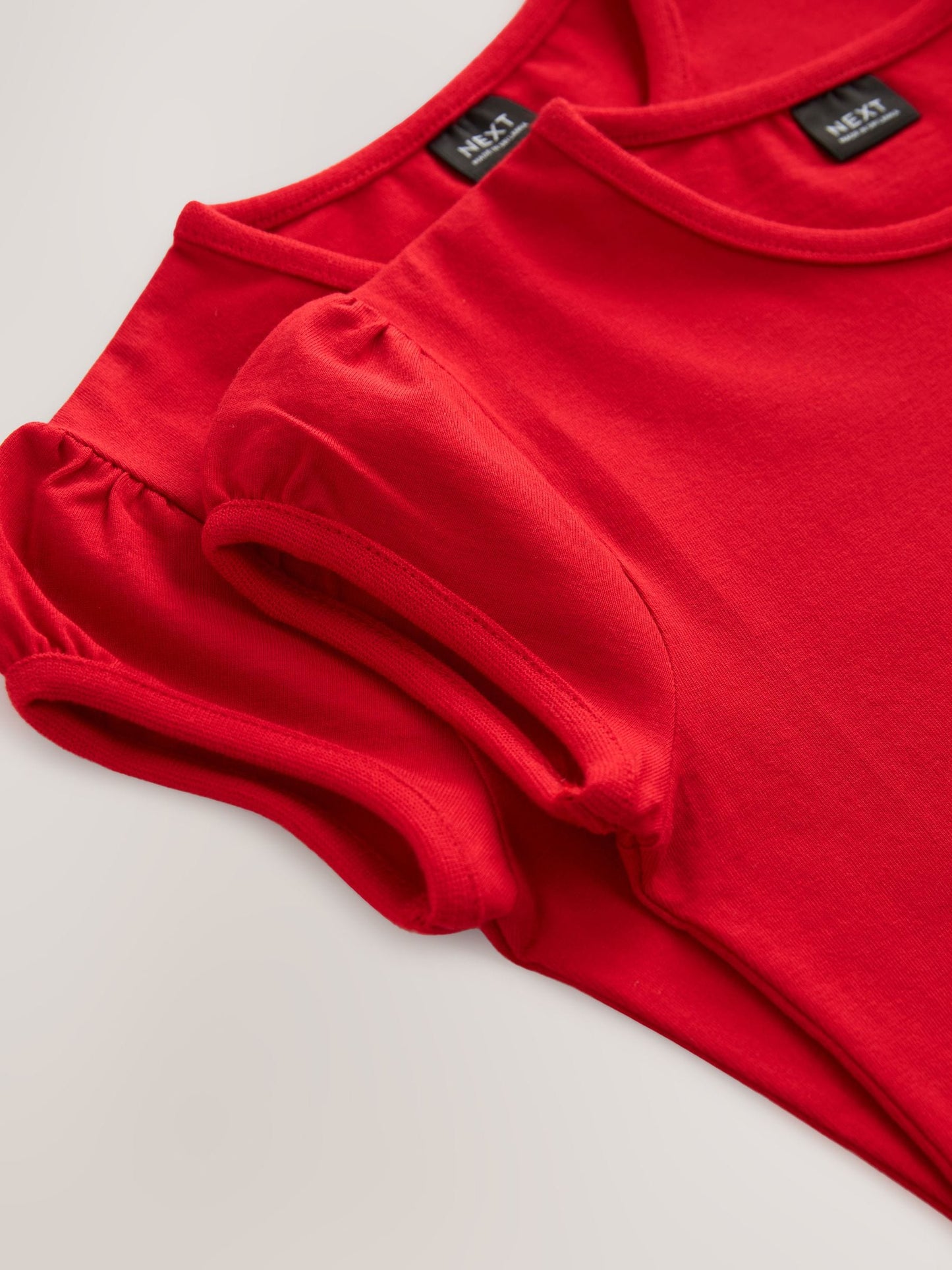 Dsiney Kidz - Red 2 Pack Puff Sleeve T-Shirts (3-16yrs) image 6