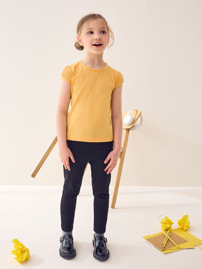 Dsiney Kidz - Yellow 2 Pack Puff Sleeve T-Shirts (3-16yrs) image 4