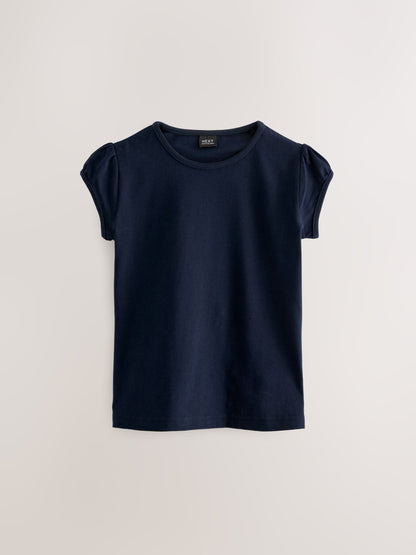 Dsiney Kidz - Navy Blue 2 Pack Puff Sleeve T-Shirts (3-16yrs) image 5