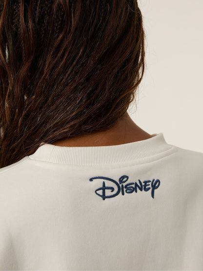 Skinnydip White Disney Mickey Mouse Patch Sweatshirt - image 5