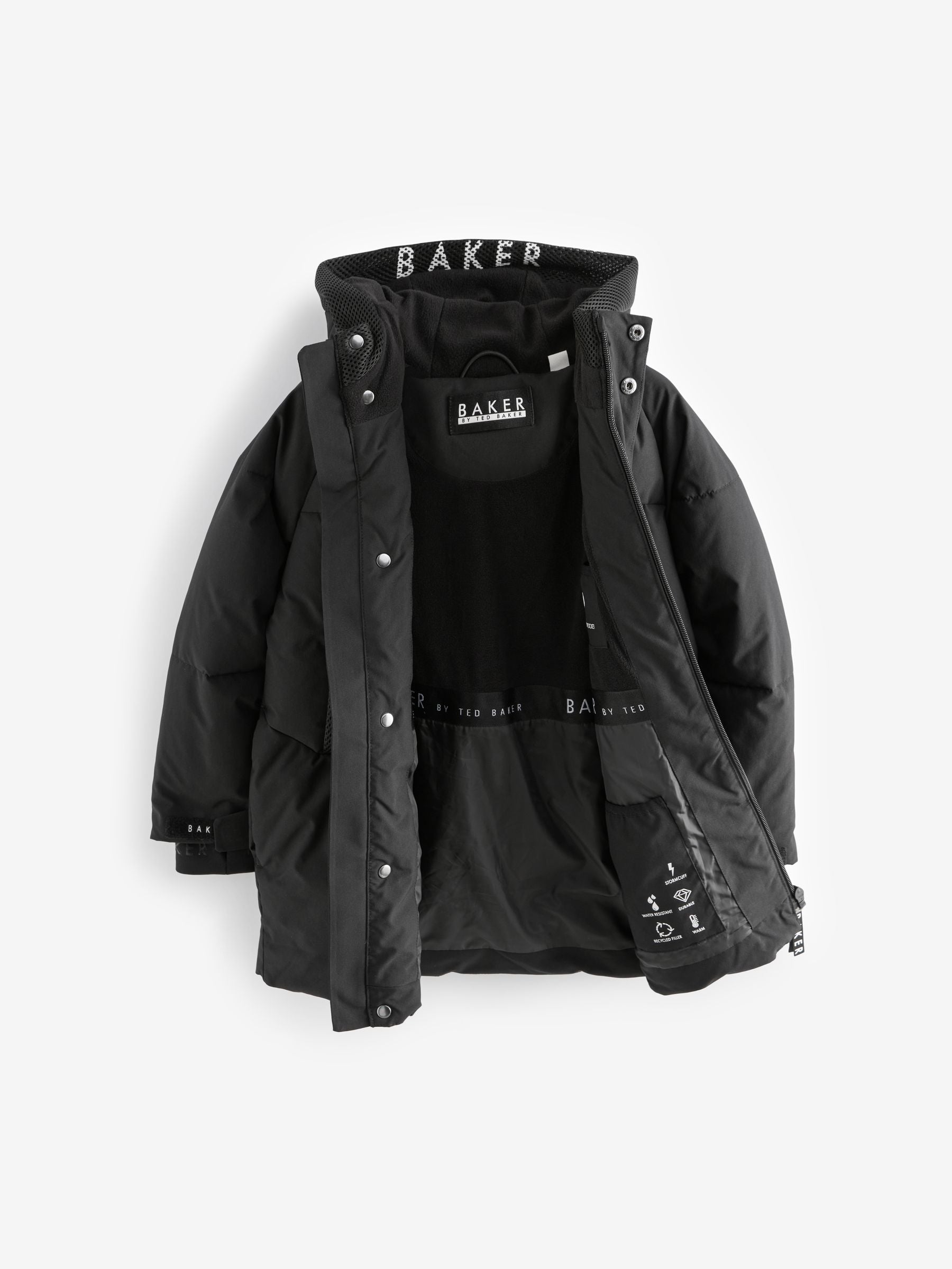 Baker by Ted Baker Shower Resistant Parka Coat image 10