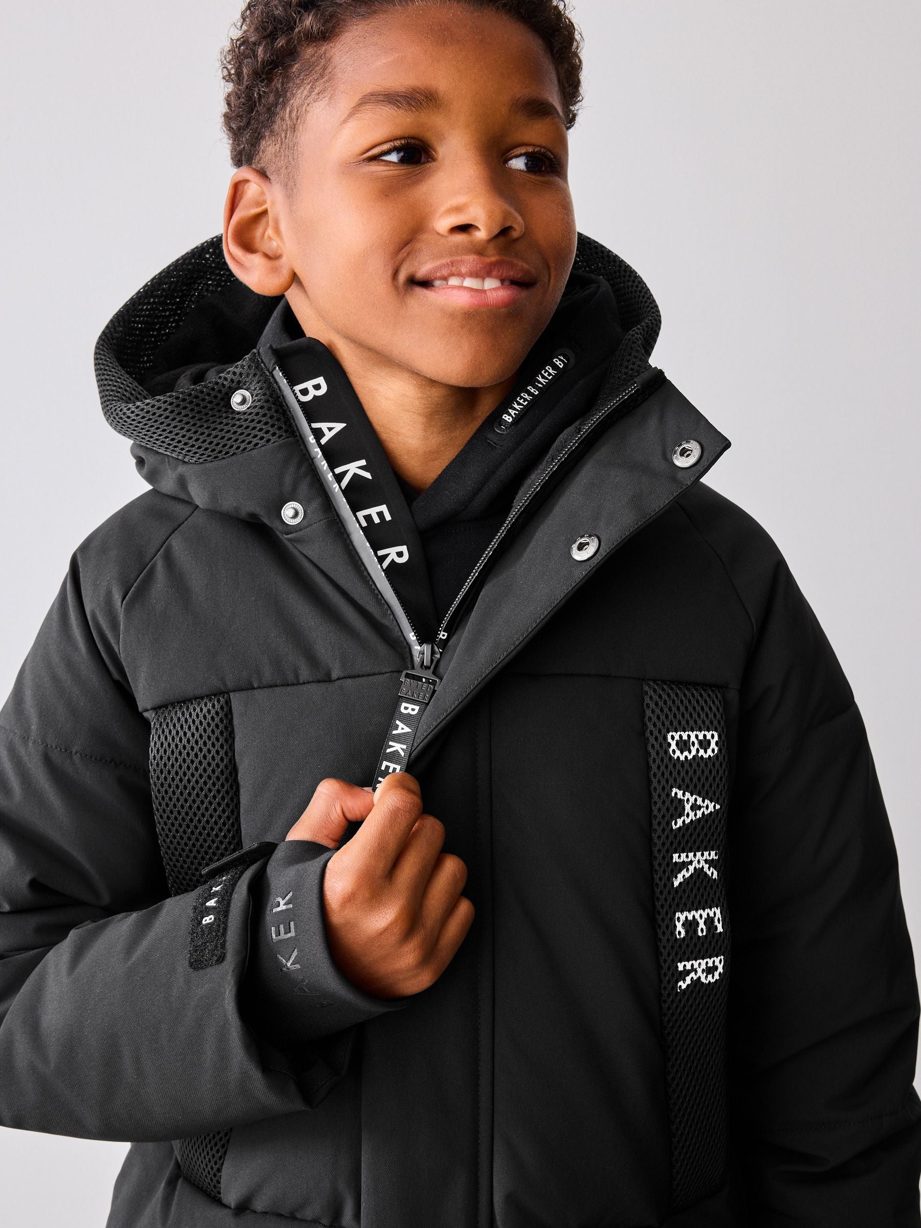 Baker by Ted Baker Shower Resistant Parka Coat image 6
