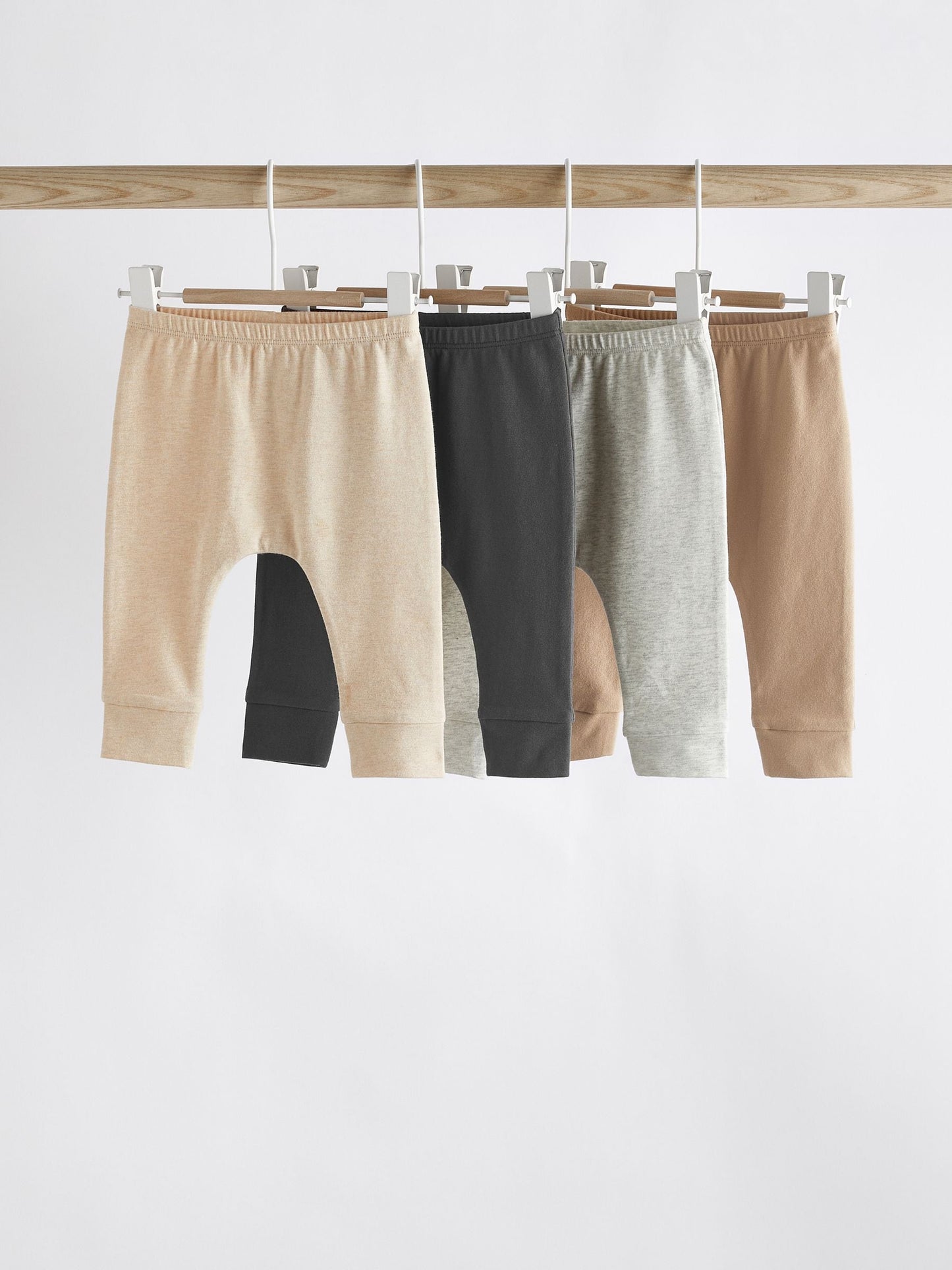 Neutral Baby Leggings 4 Pack (0mths-3yrs) image 1