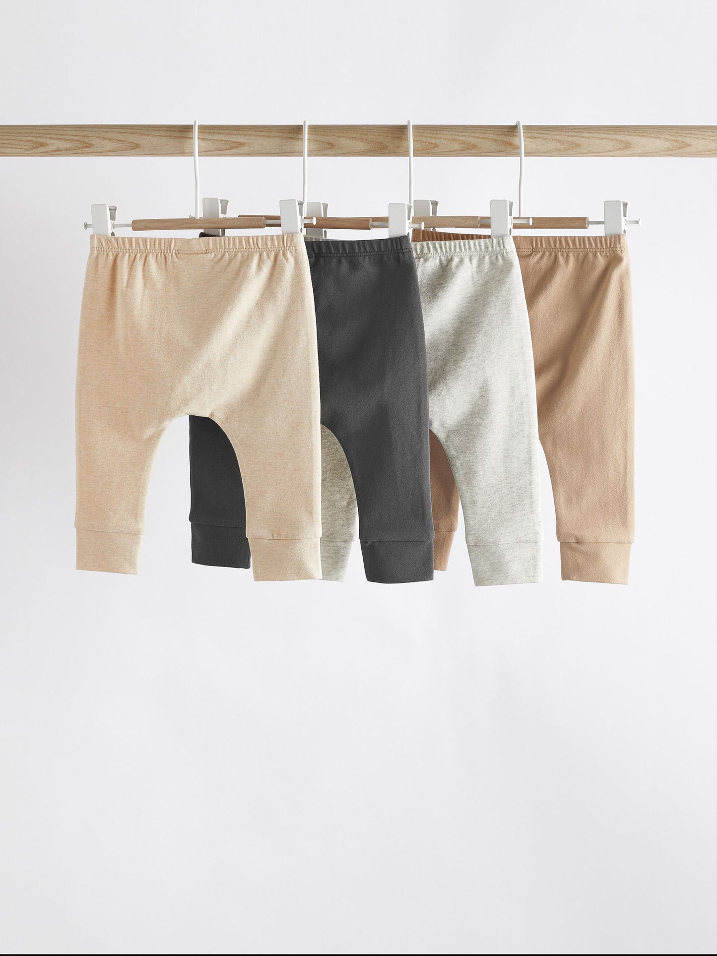 Neutral Baby Leggings 4 Pack (0mths-3yrs) image 2