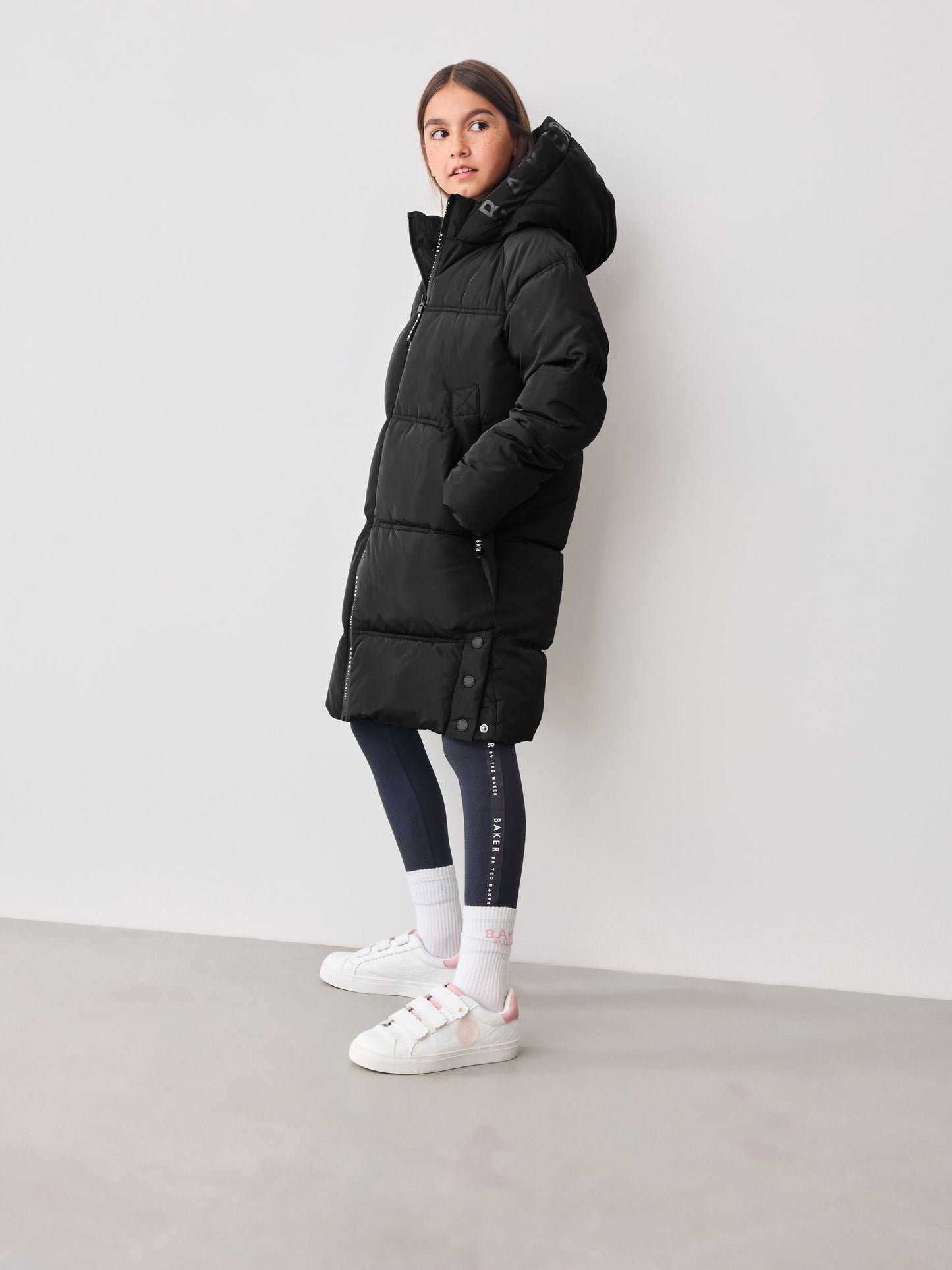 Baker by Ted Baker Shower Resistant Long Padded Coat image 3