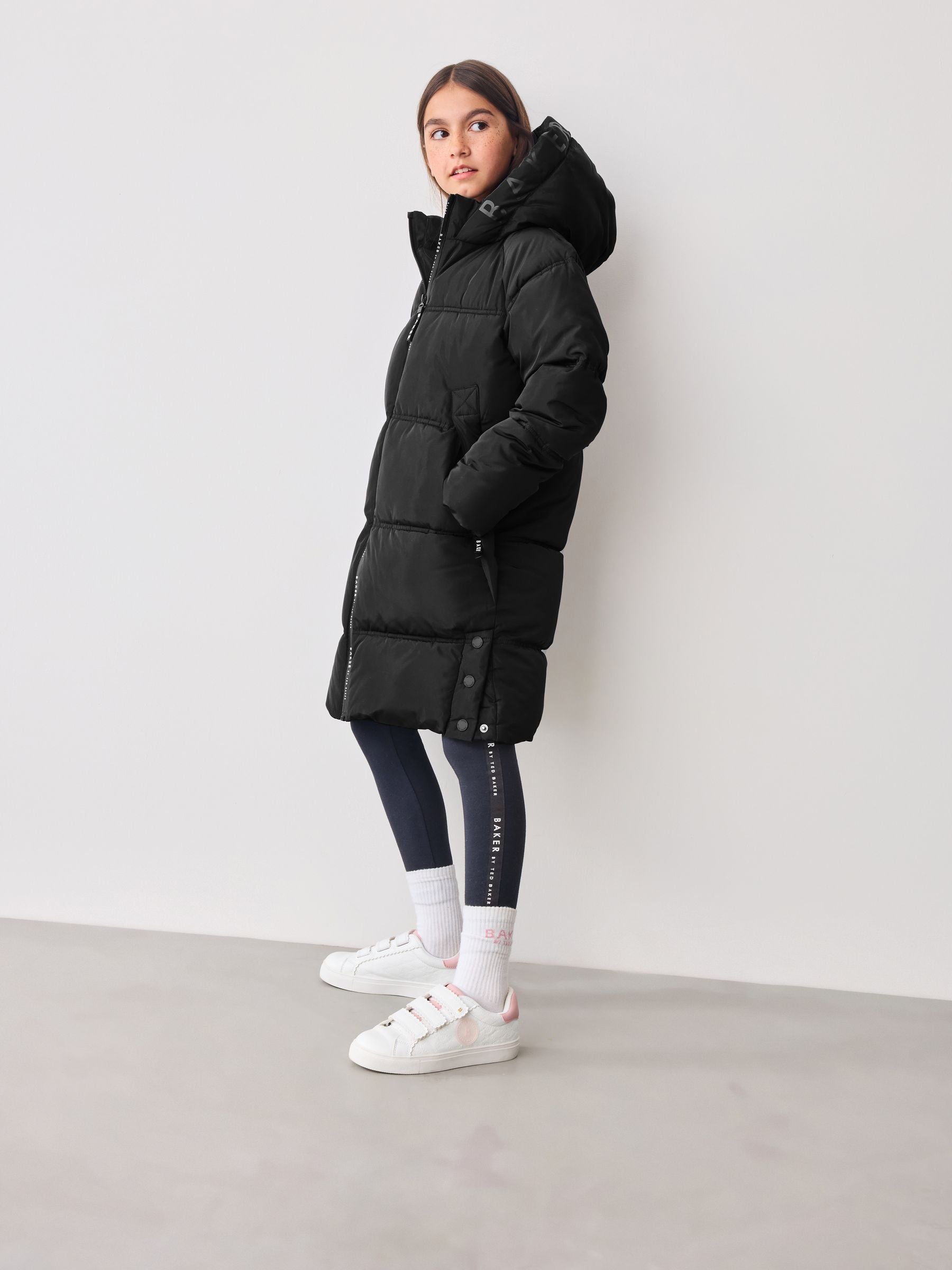 Baker by Ted Baker Shower Resistant Long Padded Coat image 3