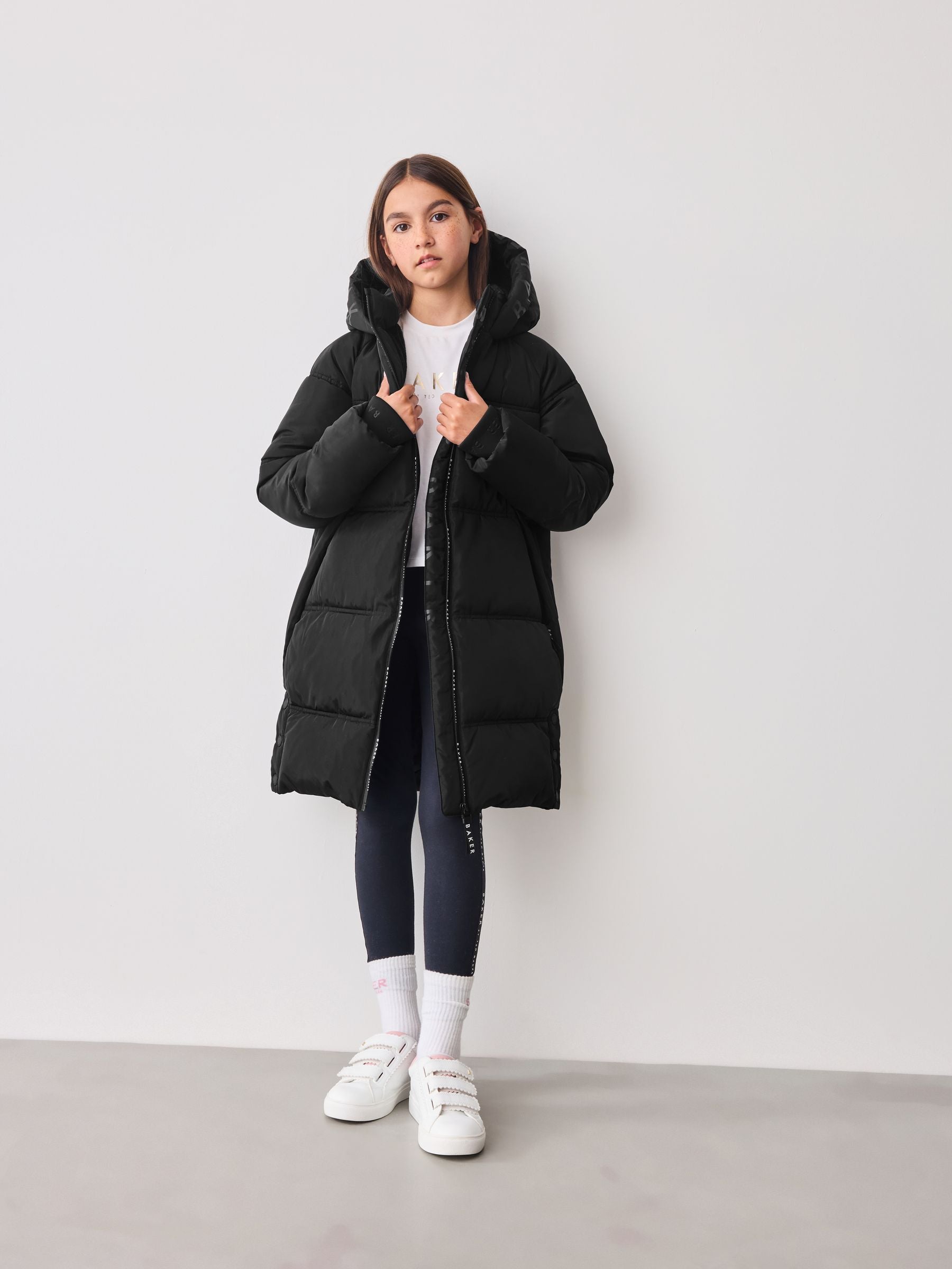 Baker by Ted Baker Shower Resistant Long Padded Coat image 5