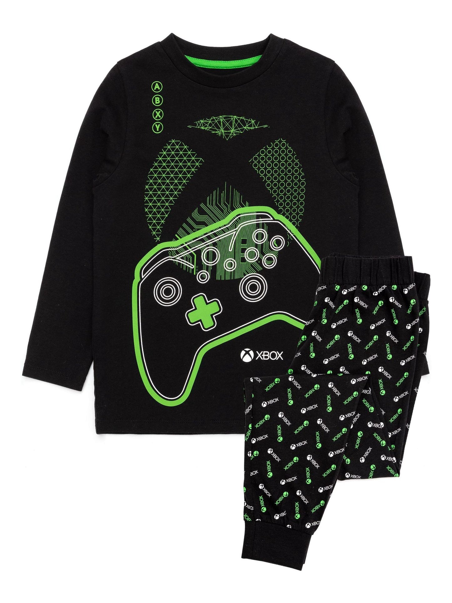 Vanilla Underground Black Xbox Long Leg Pyjamas image 3