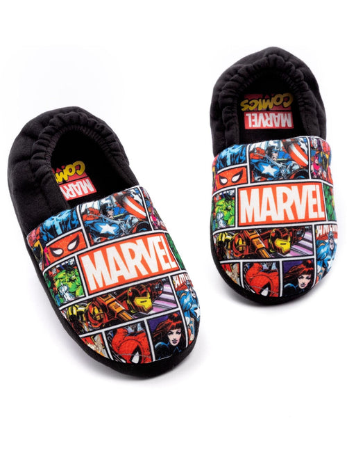 Vanilla Underground Black Marvel Winter Slippers image 1