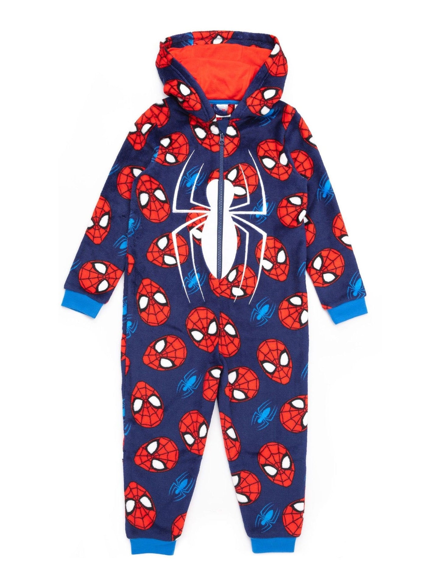 Dsiney Kidz - Vanilla Underground Blue Spiderman Fleece All-In-One image 1