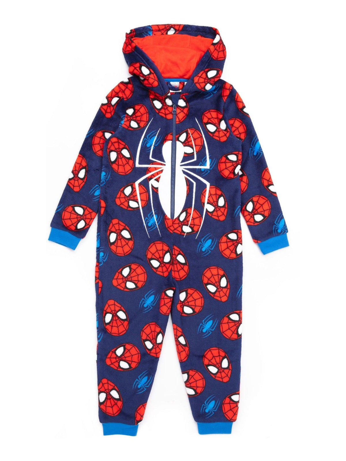 Dsiney Kidz - Vanilla Underground Blue Spiderman Fleece All-In-One image 1