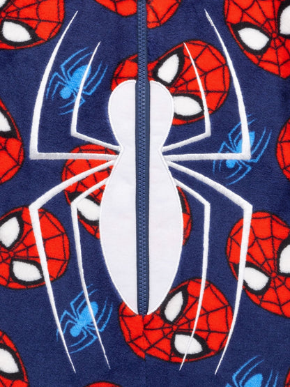 Dsiney Kidz - Vanilla Underground Blue Spiderman Fleece All-In-One image 4