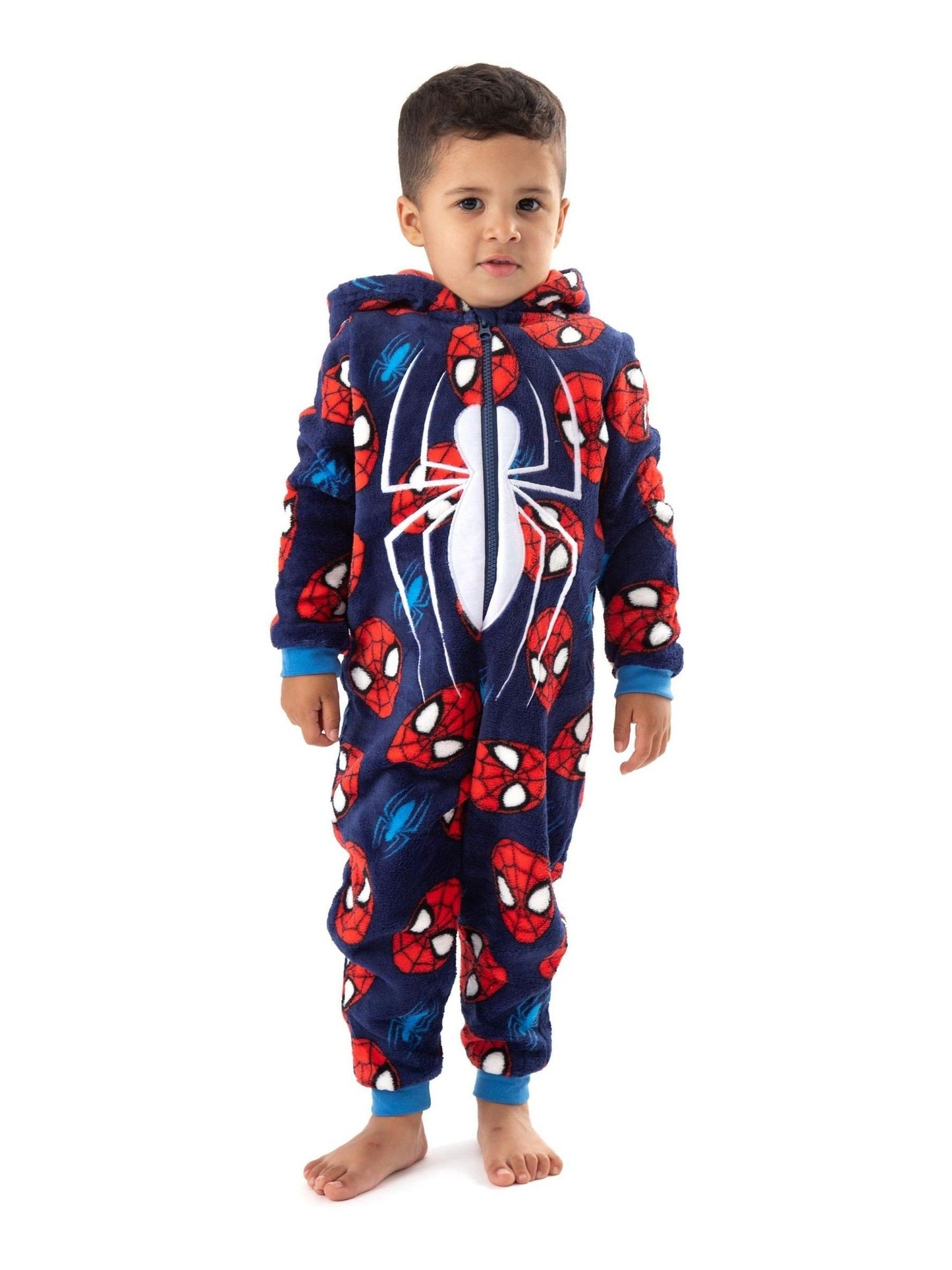 Dsiney Kidz - Vanilla Underground Blue Spiderman Fleece All-In-One image 6