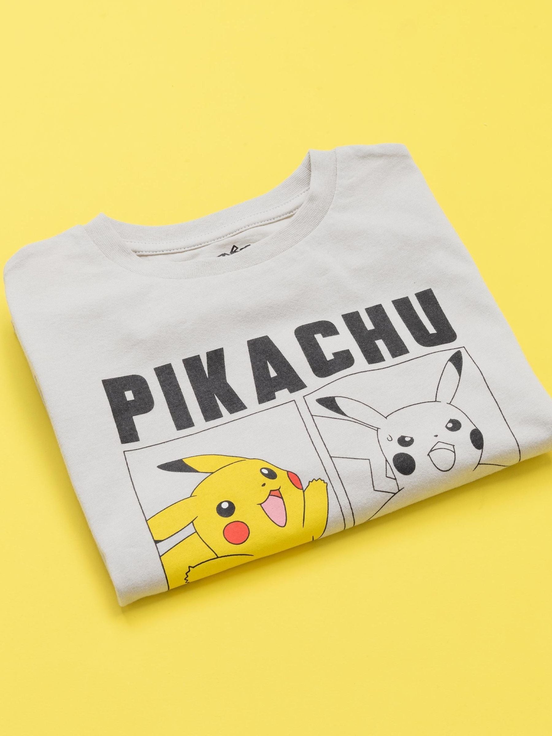 Dsiney Kidz - Vanilla Underground Grey Pokemon 100% Cotton Long-Sleeved Character T-Shirt image 5