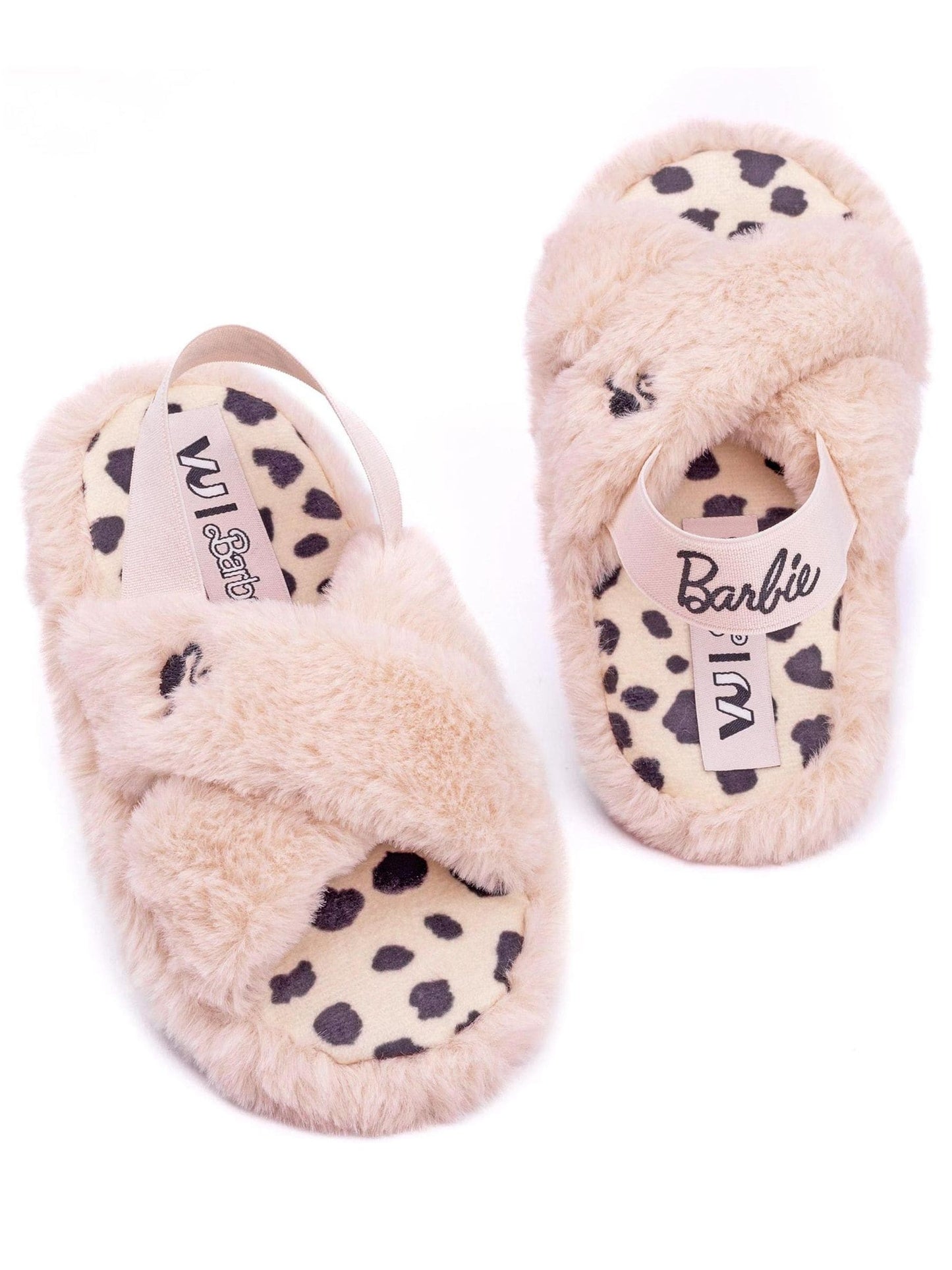 Vanilla Underground Pink Barbie Fluffy Slippers image 1