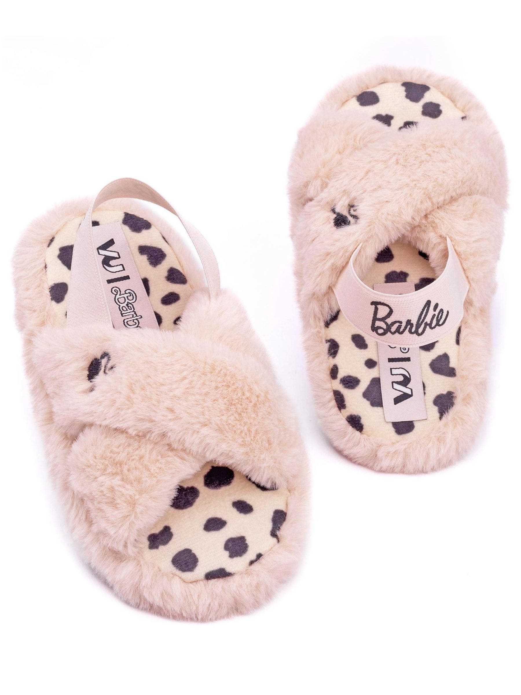 Vanilla Underground Pink Barbie Fluffy Slippers image 1