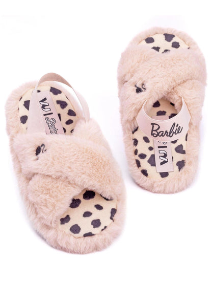 Vanilla Underground Pink Barbie Fluffy Slippers image 1