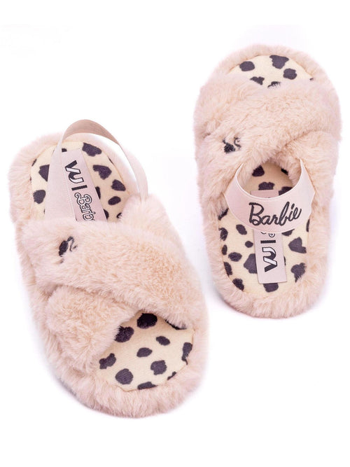 Vanilla Underground Pink Barbie Fluffy Slippers image 1