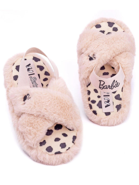 Vanilla Underground Pink Barbie Fluffy Slippers image 1