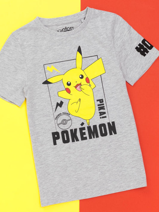 Vanilla Underground Grey Kids Pokemon 100% Cotton T-Shirt image 2