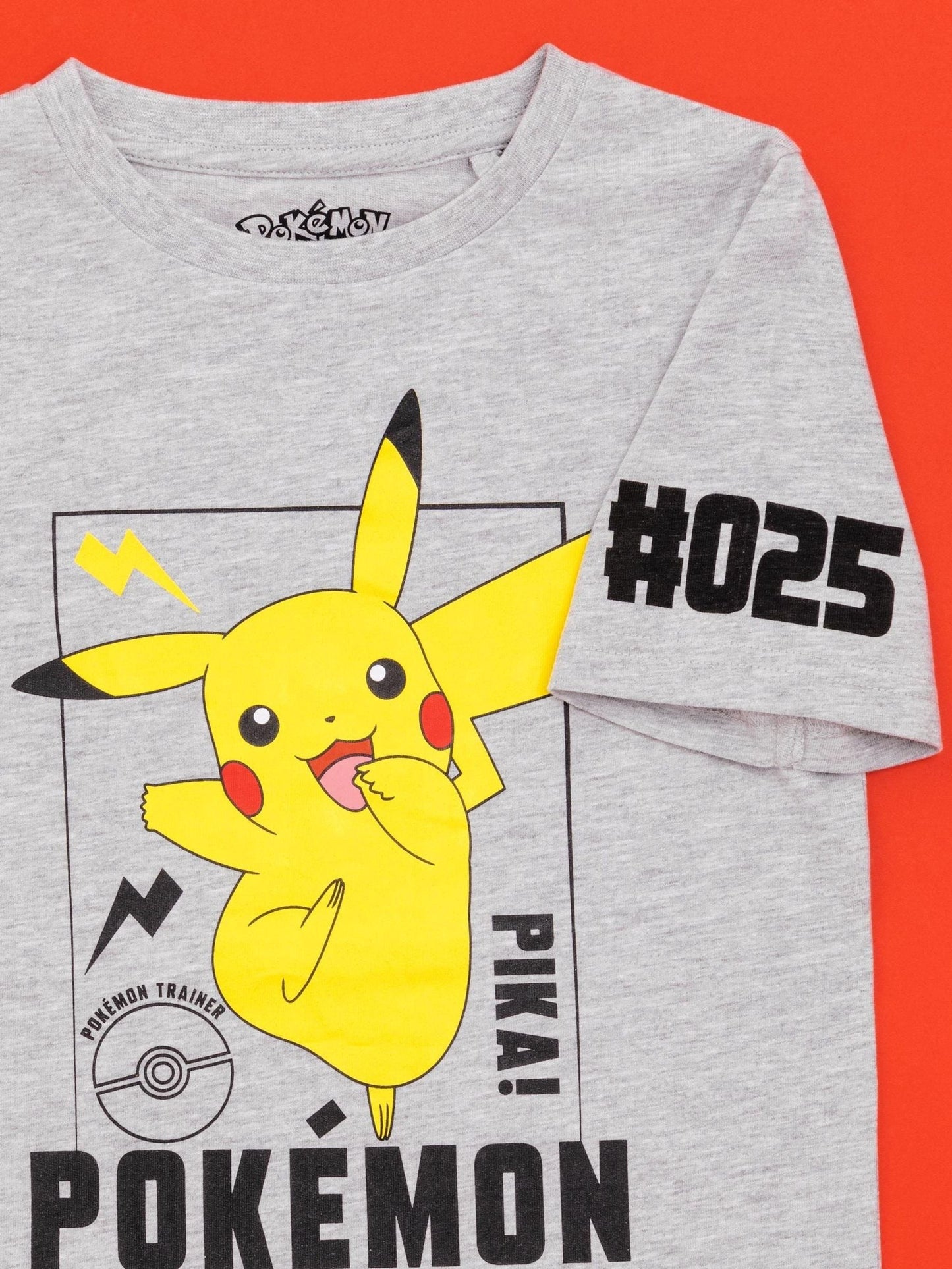 Vanilla Underground Grey Kids Pokemon 100% Cotton T-Shirt image 4
