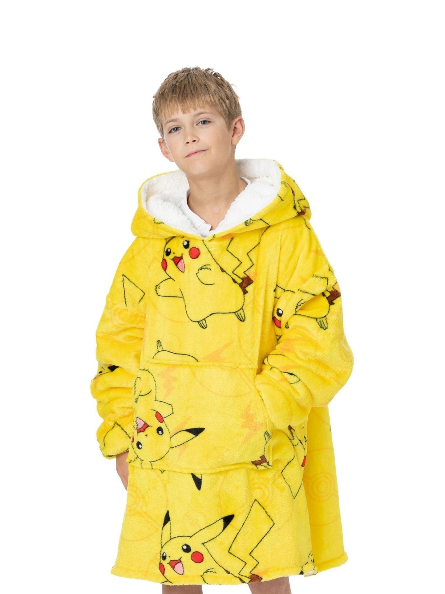Dsiney Kidz - Vanilla Underground Yellow Pokemon All-Over Print Blanket Hoodie image 1