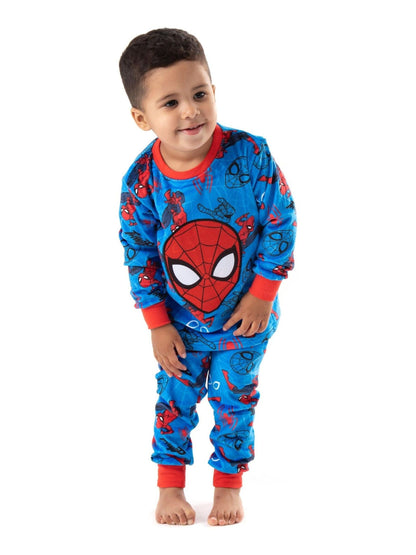 Dsiney Kidz - Vanilla Underground Blue Spider-Man Long Leg Pyjamas image 2