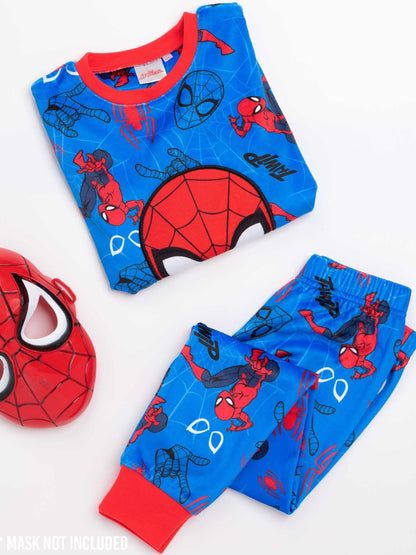 Dsiney Kidz - Vanilla Underground Blue Spider-Man Long Leg Pyjamas image 3
