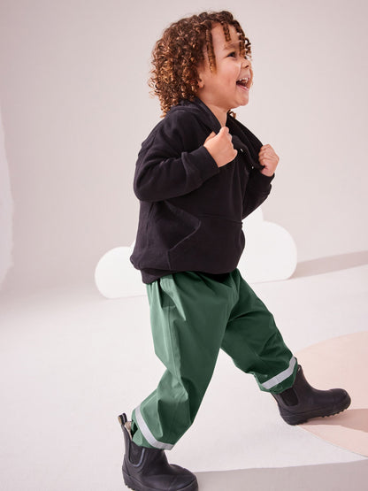 Khaki Green Waterproof Trousers (9mths-10yrs) image 3